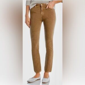 NWT Adriano Goldschmied Mari mid-rise straight leg corduroy sulfur-dyed AG-ed 24